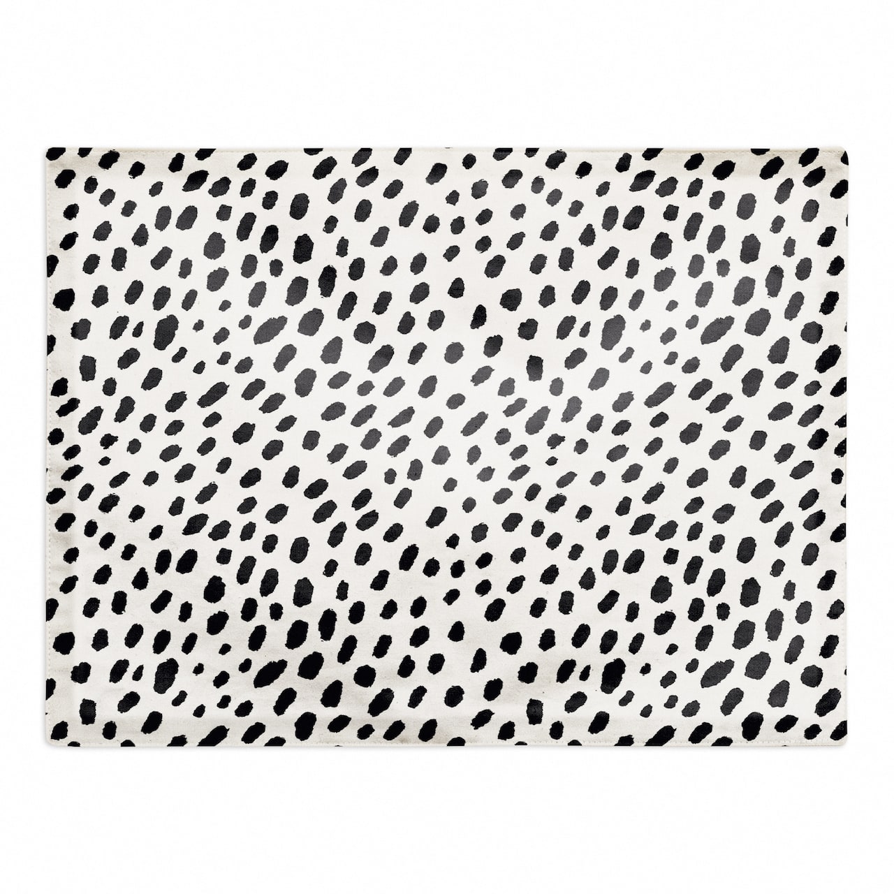 Monochromatic Spot Pattern 18" x 14" Cotton Twill Placemat
